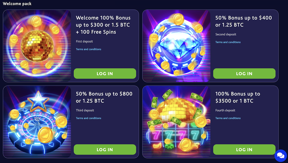 7Bit Casino Welcome Bonuses