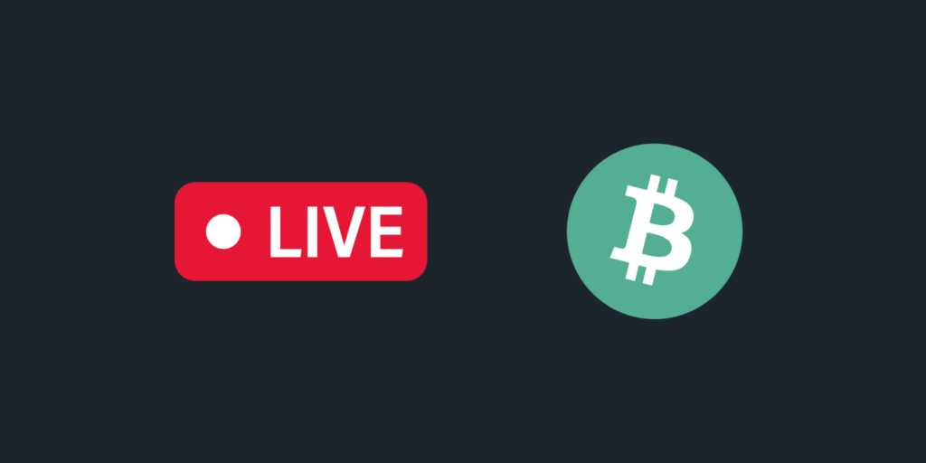 Live Bitcoin Cash kasinon